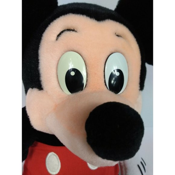 VINTAGE Disneyland Walt Disney World Mickey Mouse Plush Stuffed Animal 14" 1980s - Picture 5 of 11